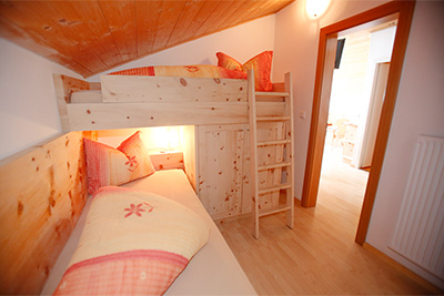 Stockbett Ferienwohnung Edelweiß
